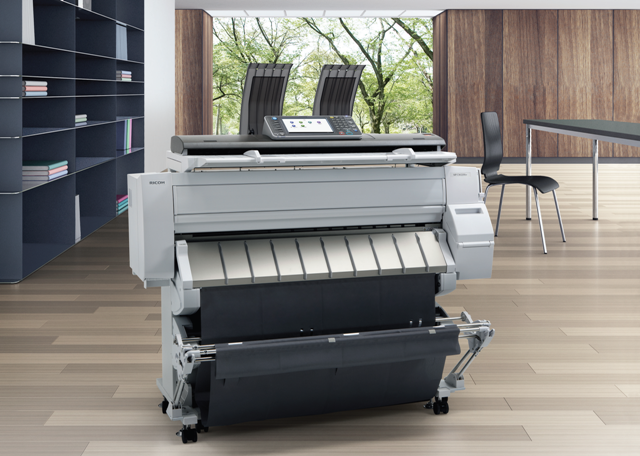Обзор первого широкоформатного цветного МФУ Ricoh Aficio MP C