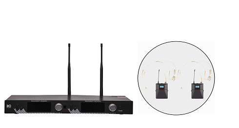 ITC T-521US  радиосистема 2 головных микрофона